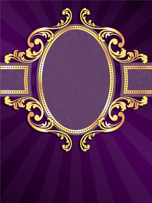 Purple and Gold Backgrounds