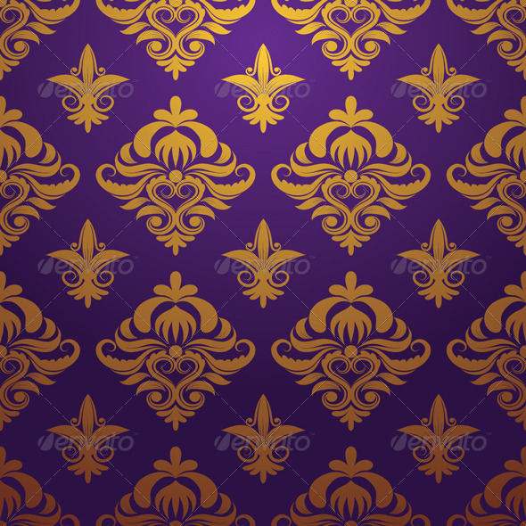 Purple and Gold Design