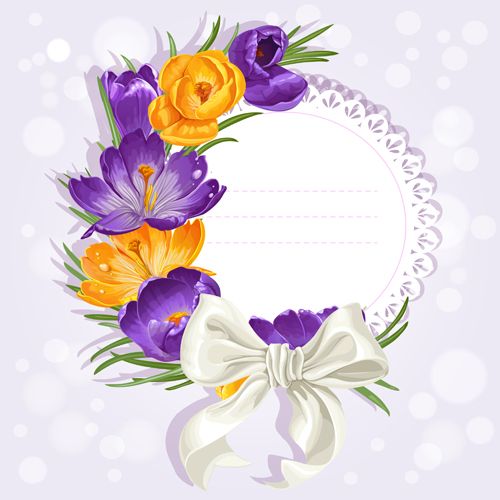 Purple Flower Vector