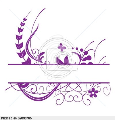 Purple Vector Borders and Frames