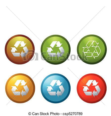 Recycle Icon Button