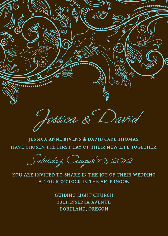 17 Wedding Invitations PSD Templates Images