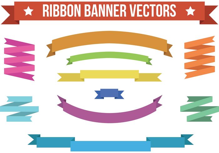 Ribbon Banner Vector Ribbon Banner Vector