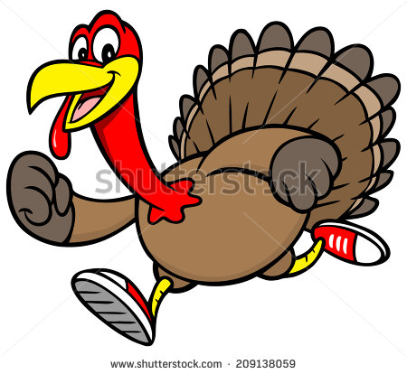 Running Turkey Clip Art Free
