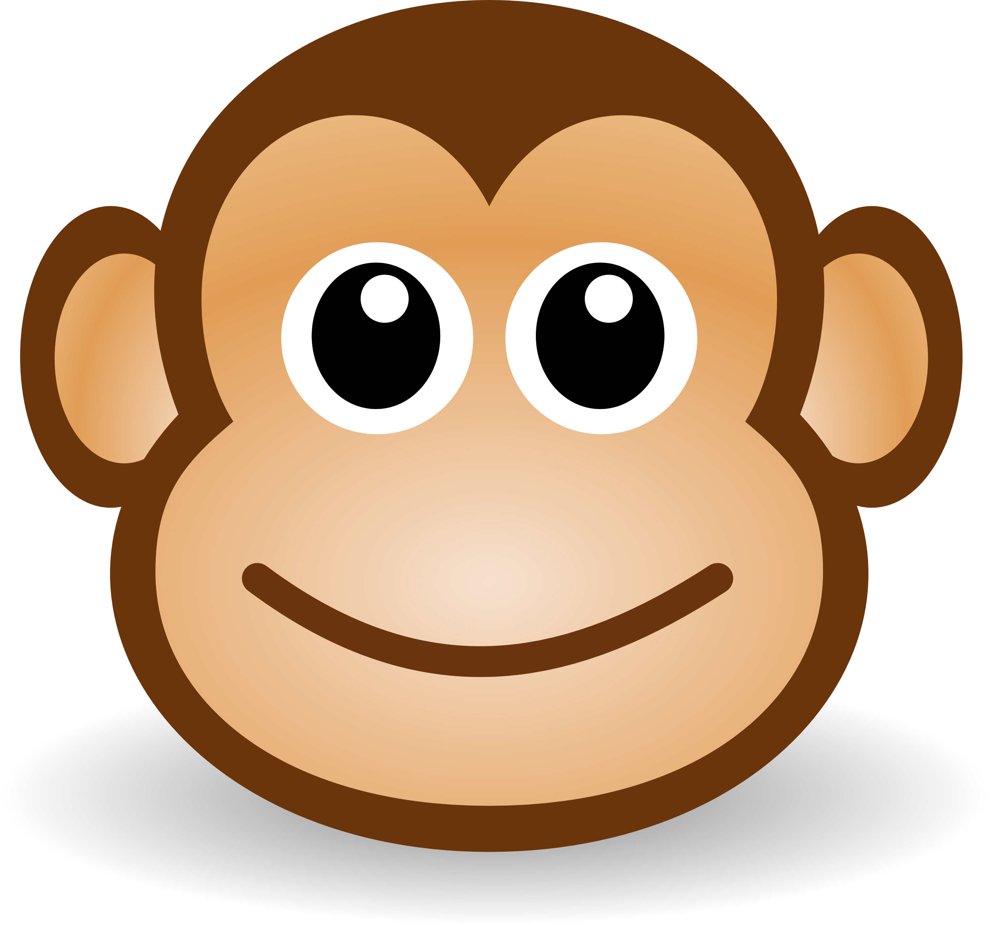 6 Animated Monkey Emoticons Images