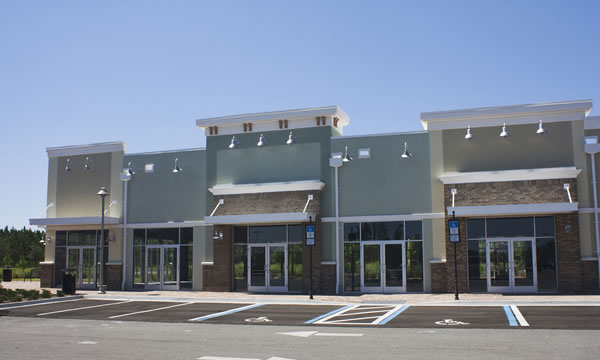 Small Retail Strip Mall Building Design