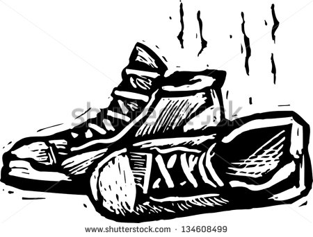 Sock and Sneaker Clip Art