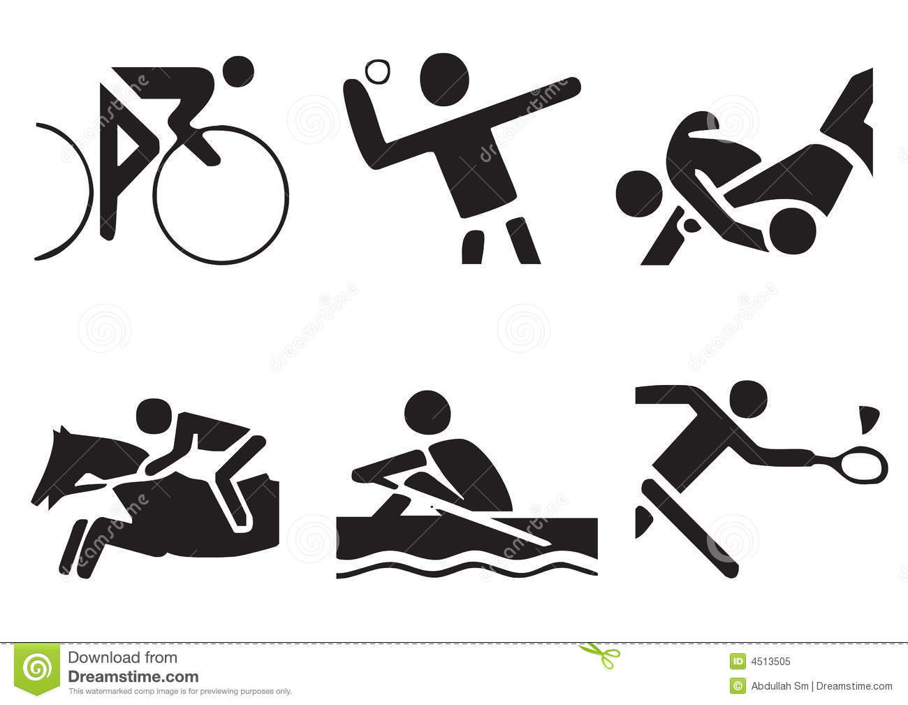 Sports Symbols Vector Sports Symbols Vector