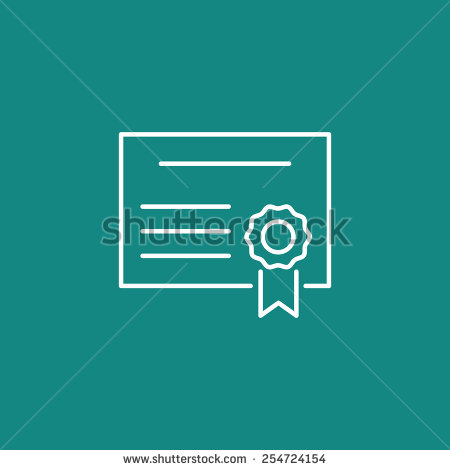 Stock Certificate Icon