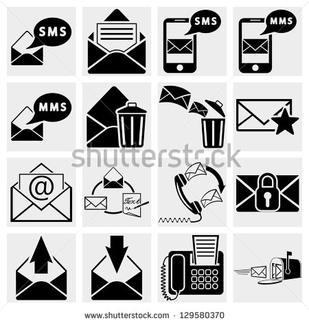 Text Message Envelope Icons