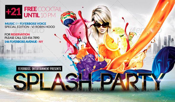 This Summer Time Flyer PSD Flyer Template