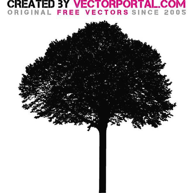 Tree Silhouette Graphics Free