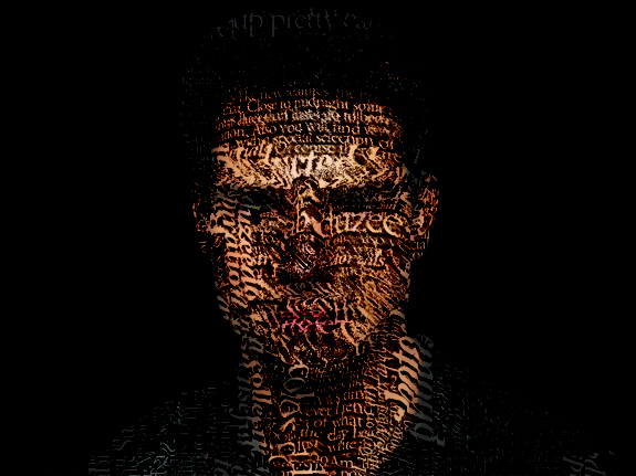 Typographic Portrait Photoshop