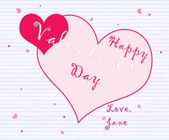 Valentine Card Template Free