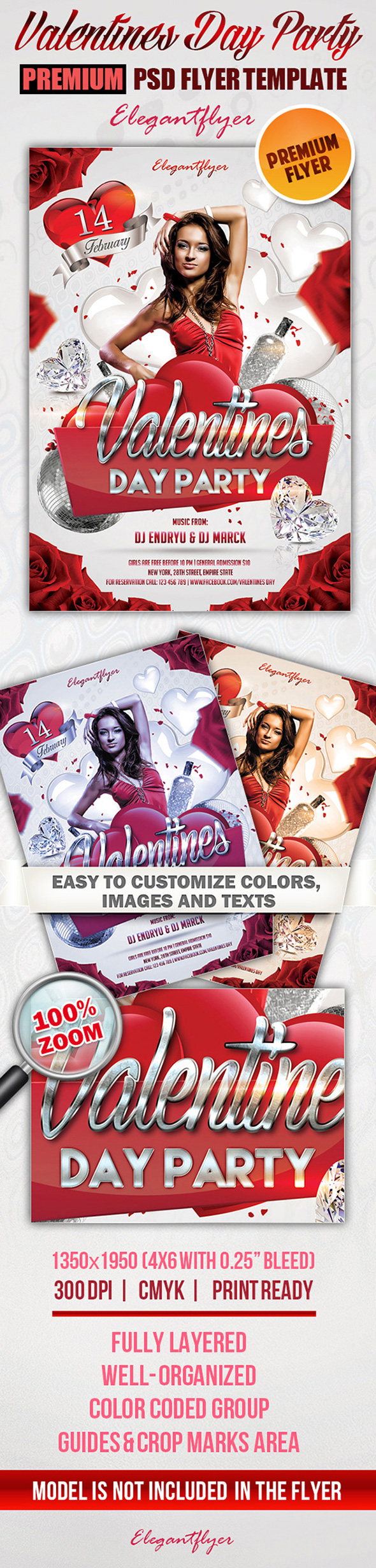 Valentine's Day Flyer Templates