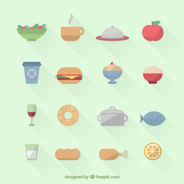 Vector Icons Food and Drink
