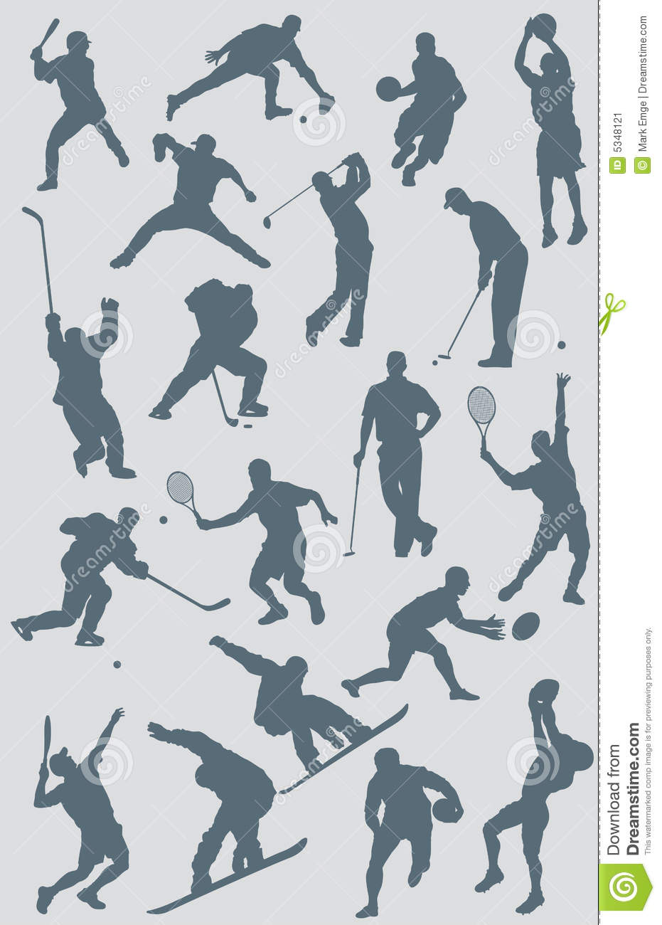 Vector Sports Figures Vector Sports Figures