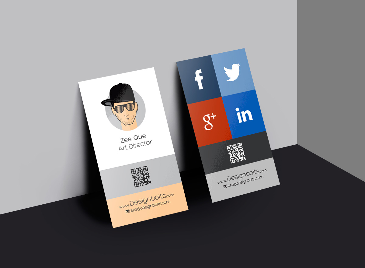 Vertical Business Card Designs