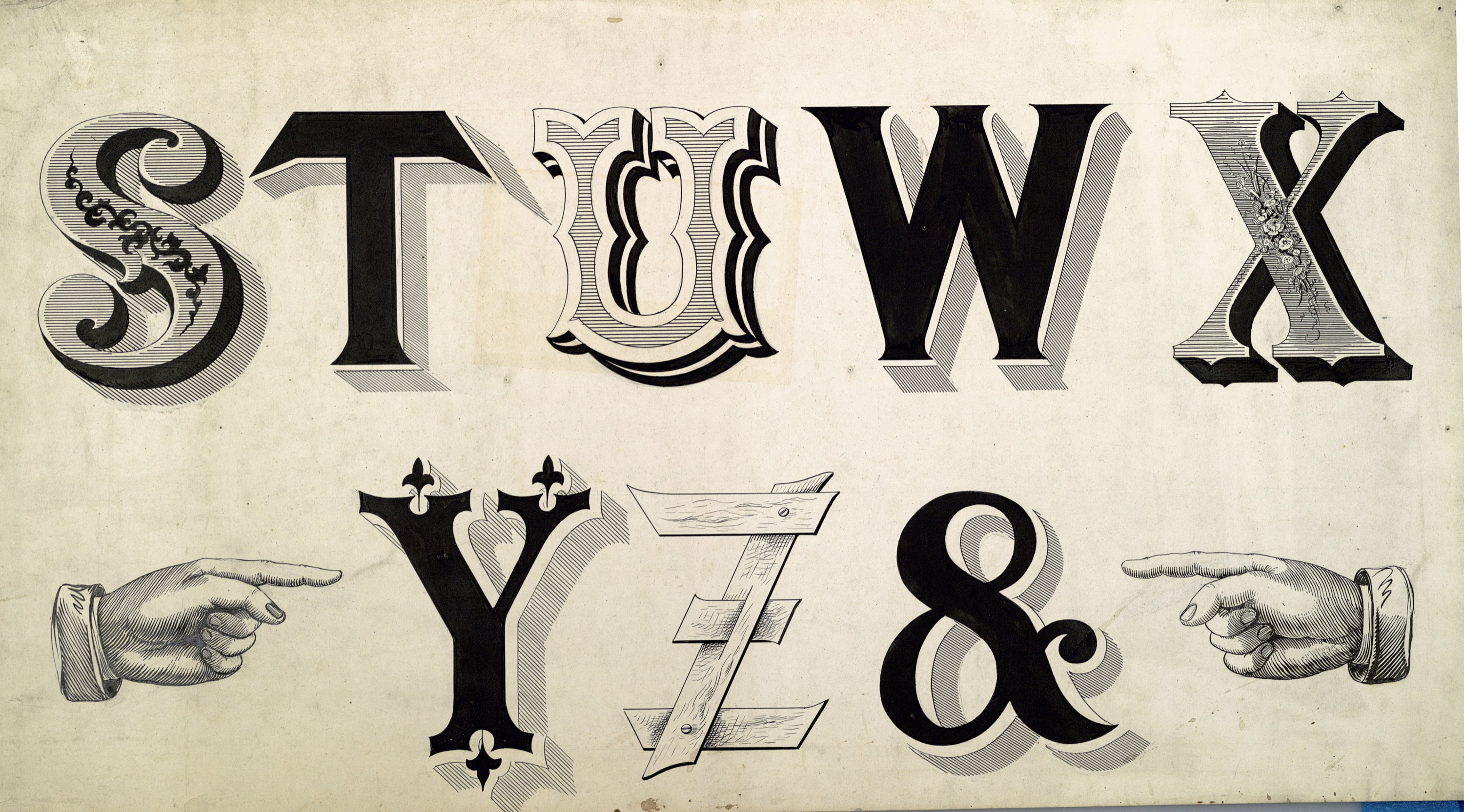 16 Vintage Graphic Font Images