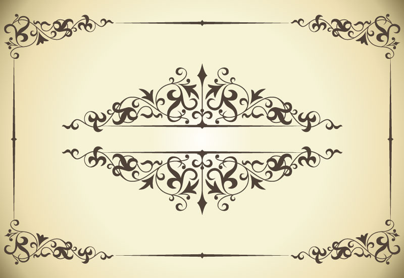 Vintage Vector Border Vintage Vector Border
