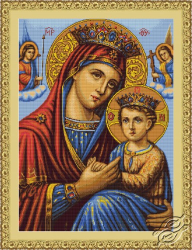 Virgin Mary Cross Stitch Pattern