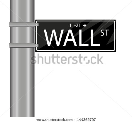 Wall Street Sign Vector