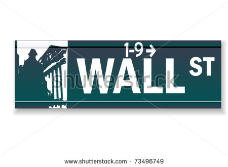Wall Street Sign Vector