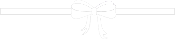 White Ribbon Bow Vector