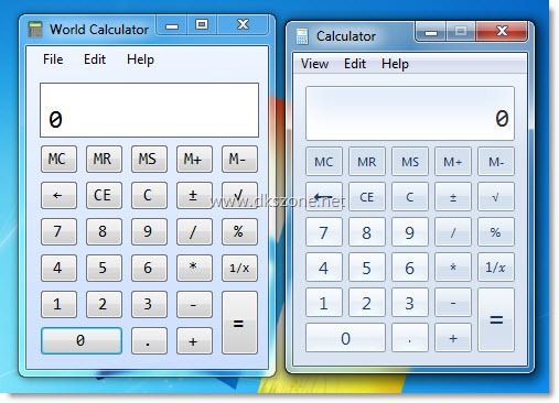 Windows 7 Calculator