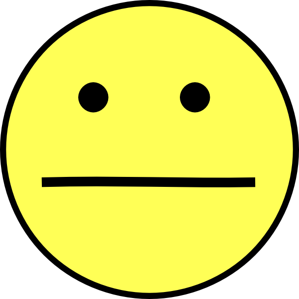 Yellow Neutral Face Clip Art Yellow Neutral Face Clip Art