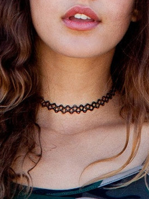 90s Tattoo Choker Necklace Tumblr