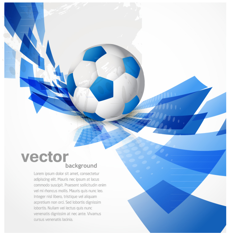 Abstract Football Vector