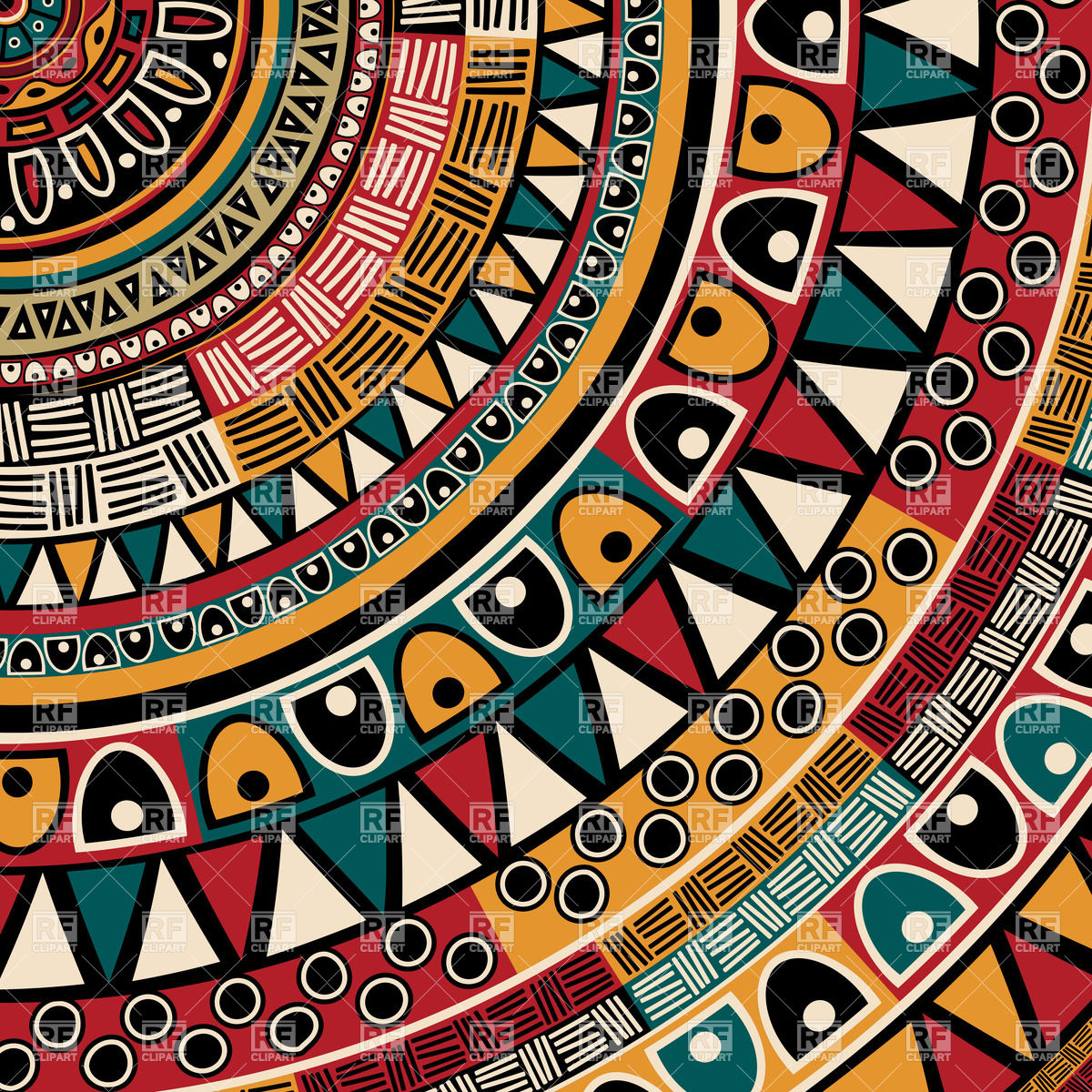 Abstract Tribal Ethnic Patterns Abstract Tribal Ethnic Patterns