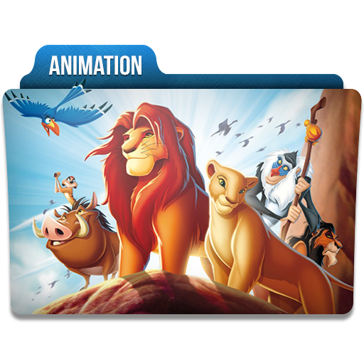 Animation Movie Folder Icons