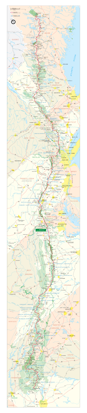 Appalachian Trail Map