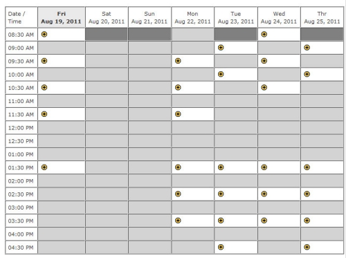 Appointment Schedule Template Appointment Schedule Template