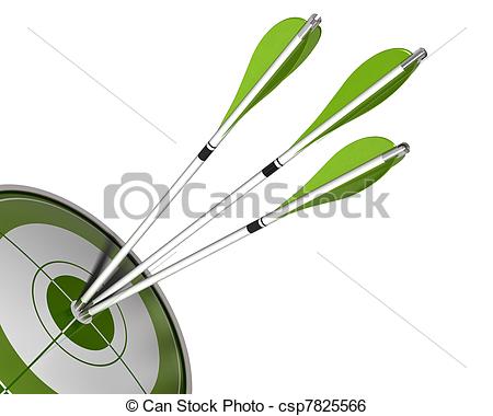 Arrow Hitting Target Arrow Hitting Target