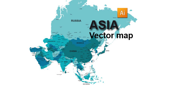 Asia Vector Map Asia Vector Map