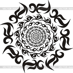 Black and White Tribal Pattern