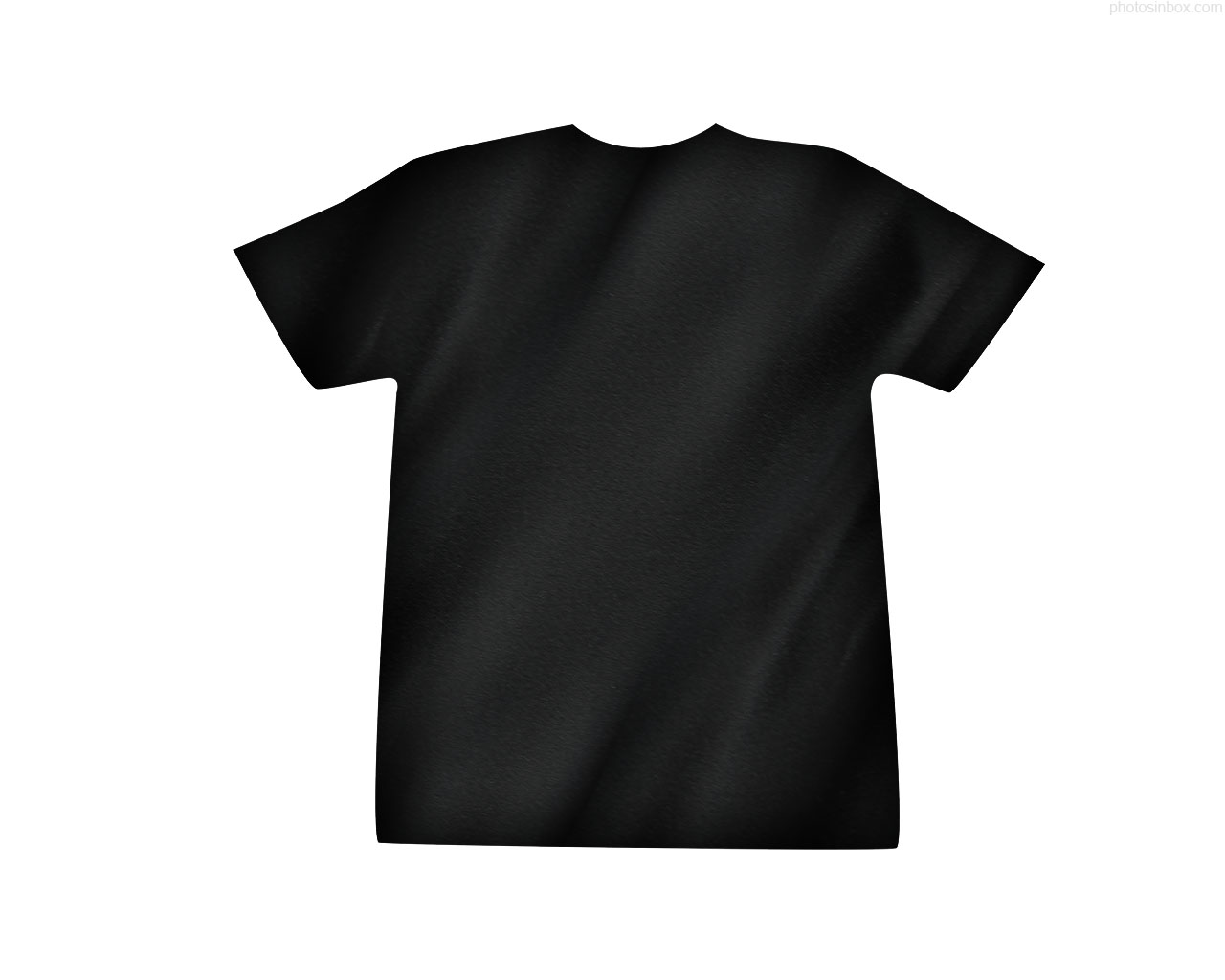 Black T-Shirt Template