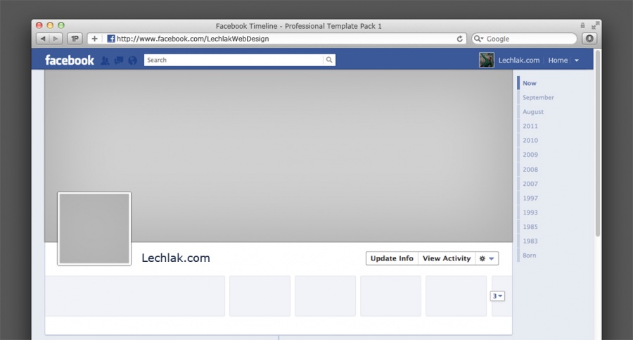 Blank Facebook Profile Page Blank Facebook Profile Page