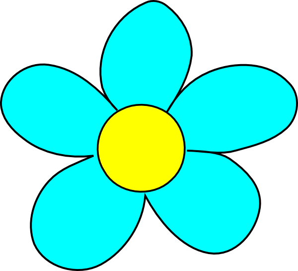 Blue Flower Clip Art Free
