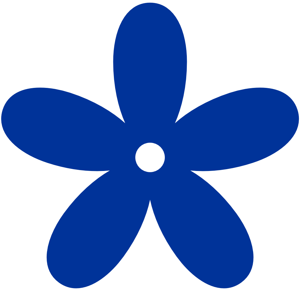 Blue Flower Clip Art Blue Flower Clip Art
