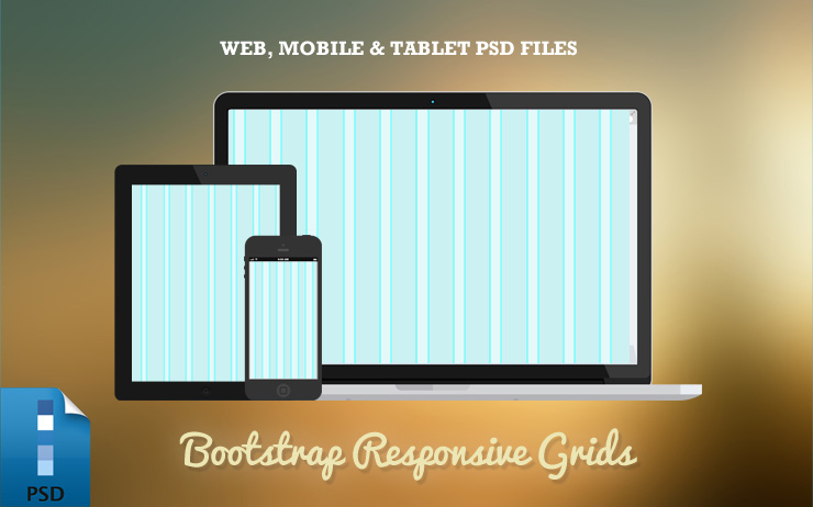 Bootstrap PSD Grid Template