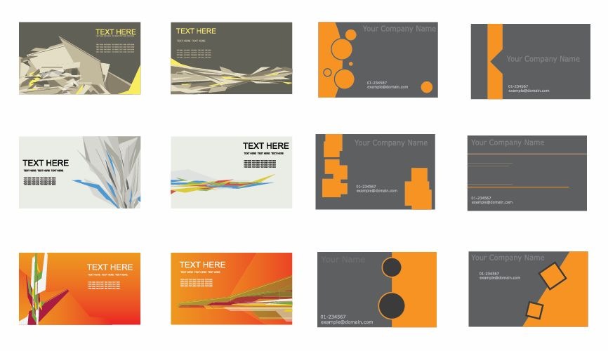 Business Card Vector Free Download