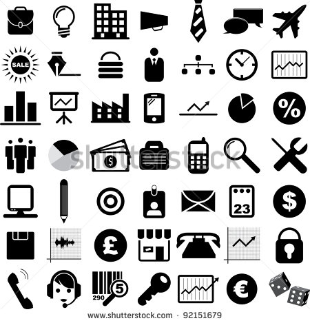 Business Icons Vector Free