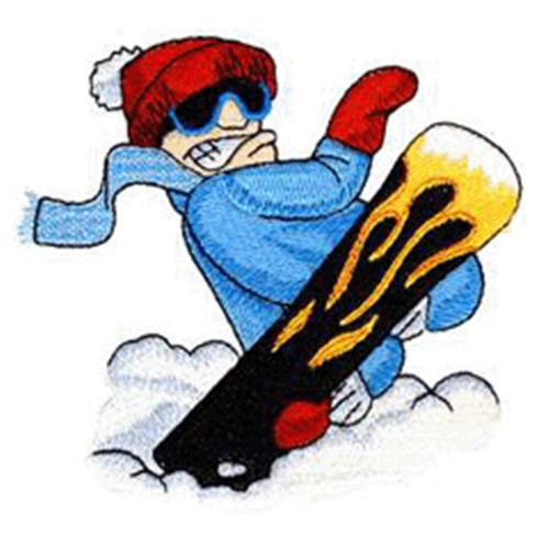 Cartoon Snowboarder Cartoon Snowboarder