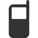 Cell Phone Icon Black