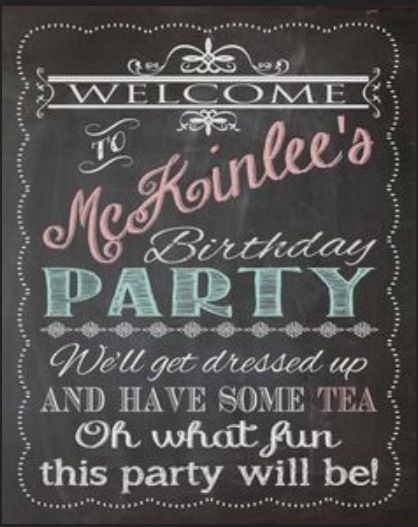 Chalkboard WelcomeSign