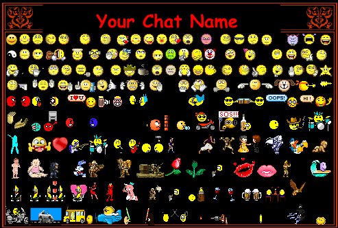 Chat Smiley Emoticons Chat Smiley Emoticons
